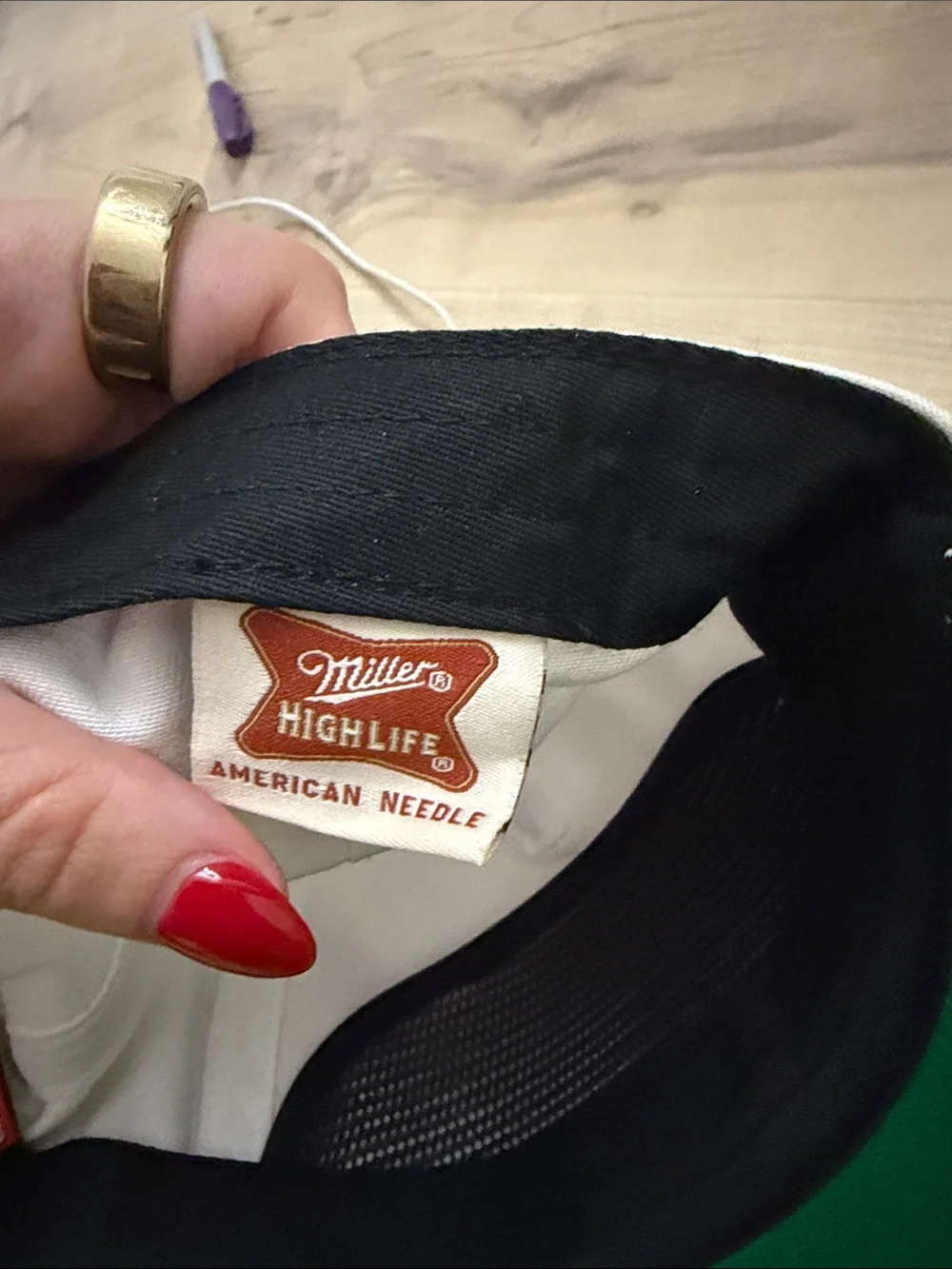 Miller highlife American needle hat
